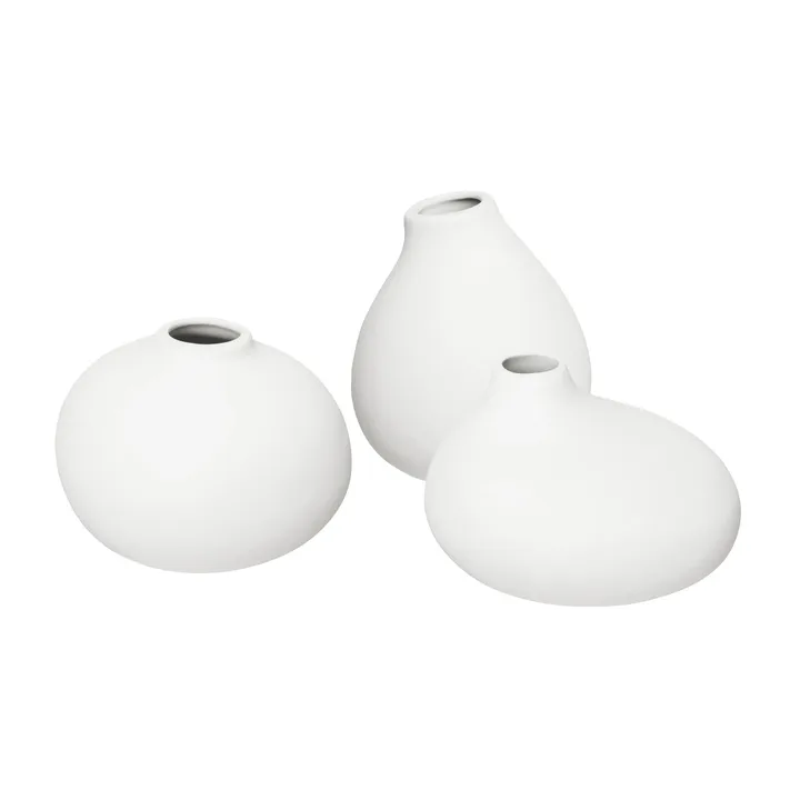 Nona vase 3-pack - White - blomus