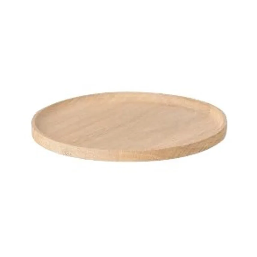 OKU tray S Ø25 cm, Oak blomus
