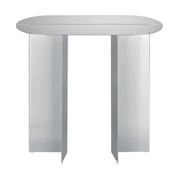 ORU side table 80x35x75 cm - Matte stainless steel - blomus