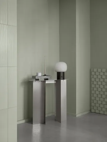 ORU side table 80x35x75 cm - Matte stainless steel - blomus