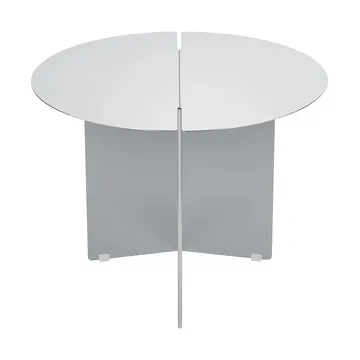 ORU side table M Ø50 cm - Matte stainless steel - blomus