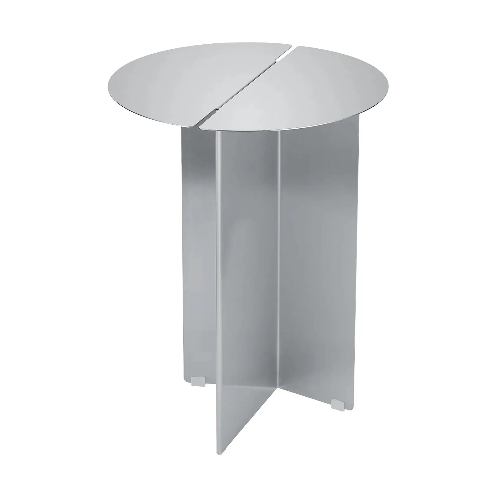ORU side table S Ø35 cm, Matte stainless steel blomus