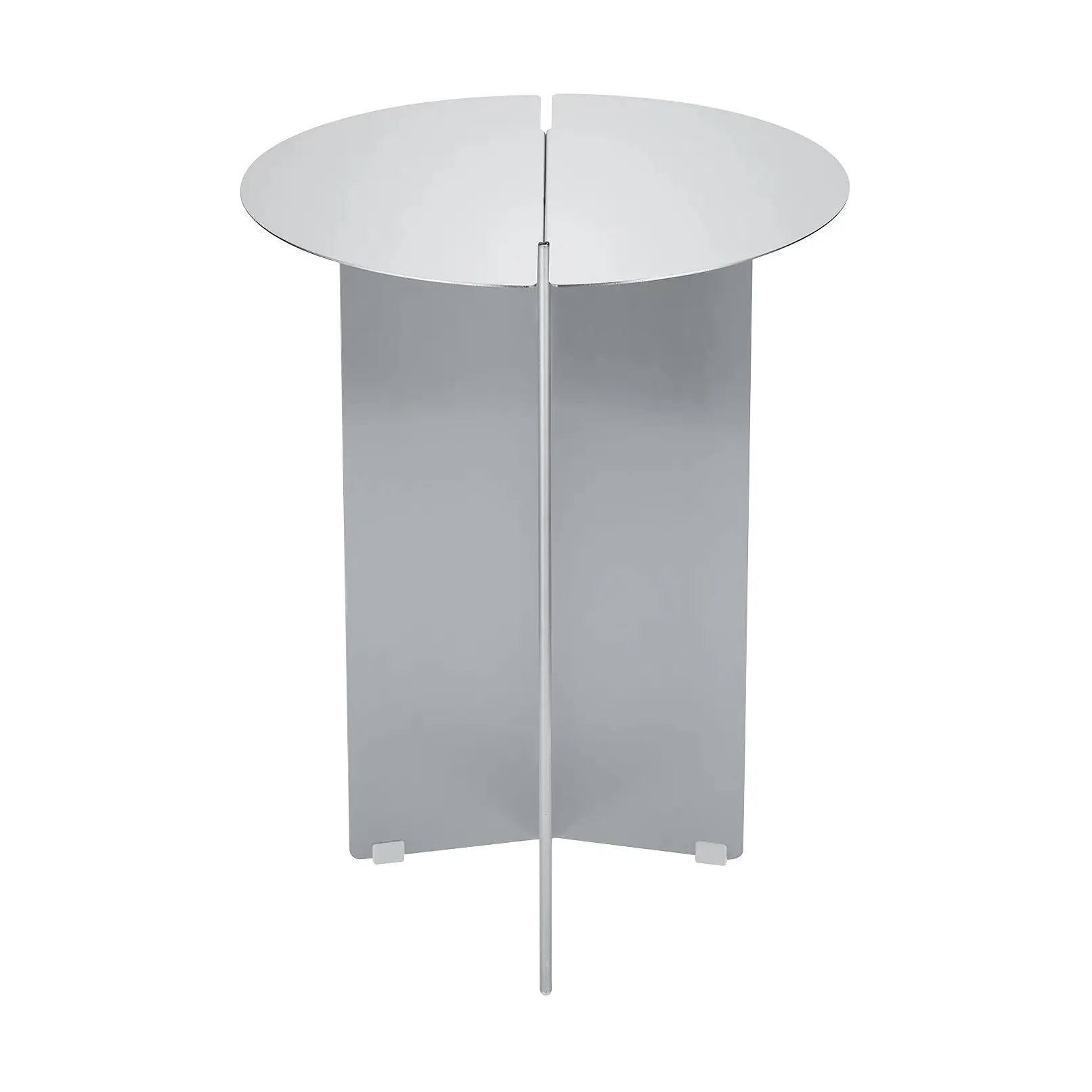 ORU side table S Ø35 cm, Matte stainless steel blomus