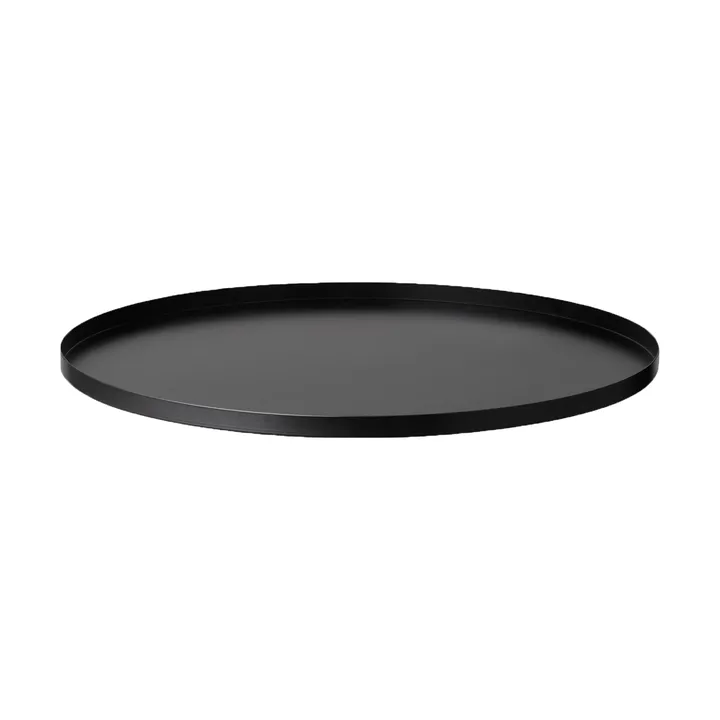 PEASY tray L Ø38 cm - Black - blomus