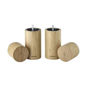 Pepe Salt and Pepper Grinder Set 15 cm - Oak - blomus