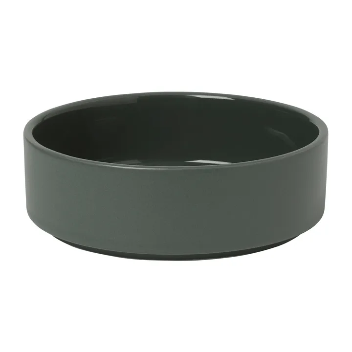 Pilar bowl low Ø14 cm - Agave green - blomus