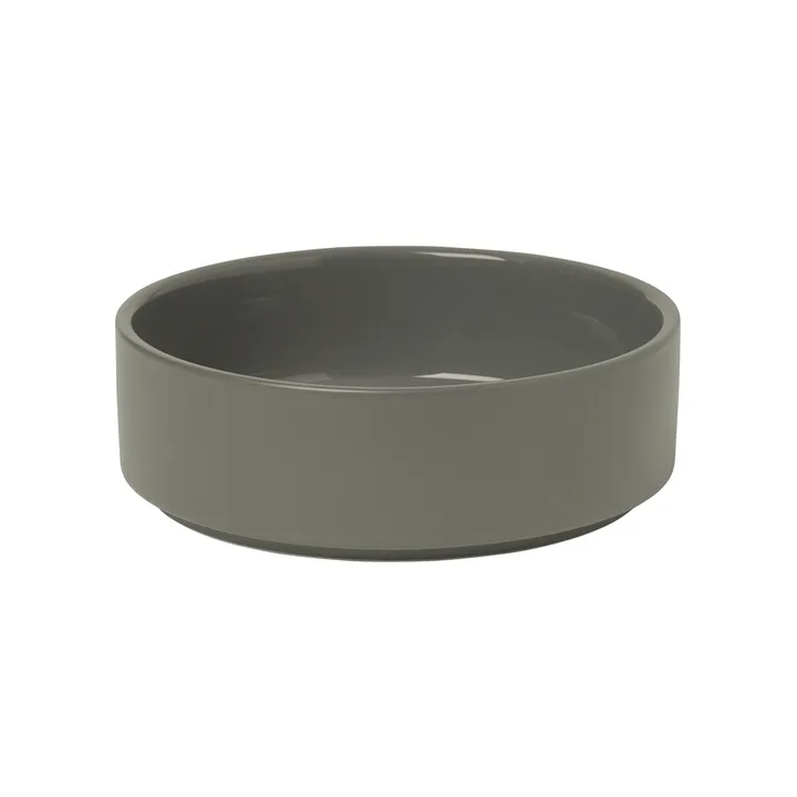 Pilar bowl low Ø 14 cm - Pewter - blomus