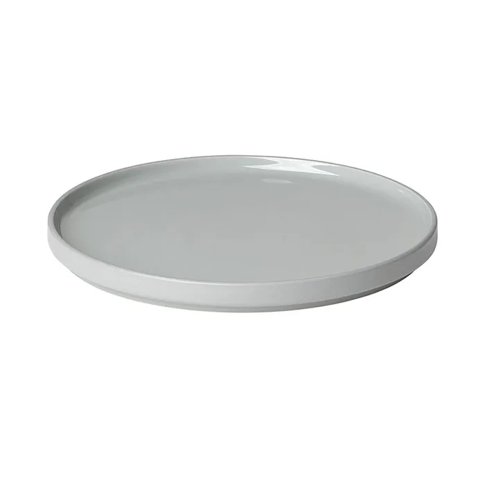 Pilar dessert plate Ø20 cm - Mirage grey - blomus