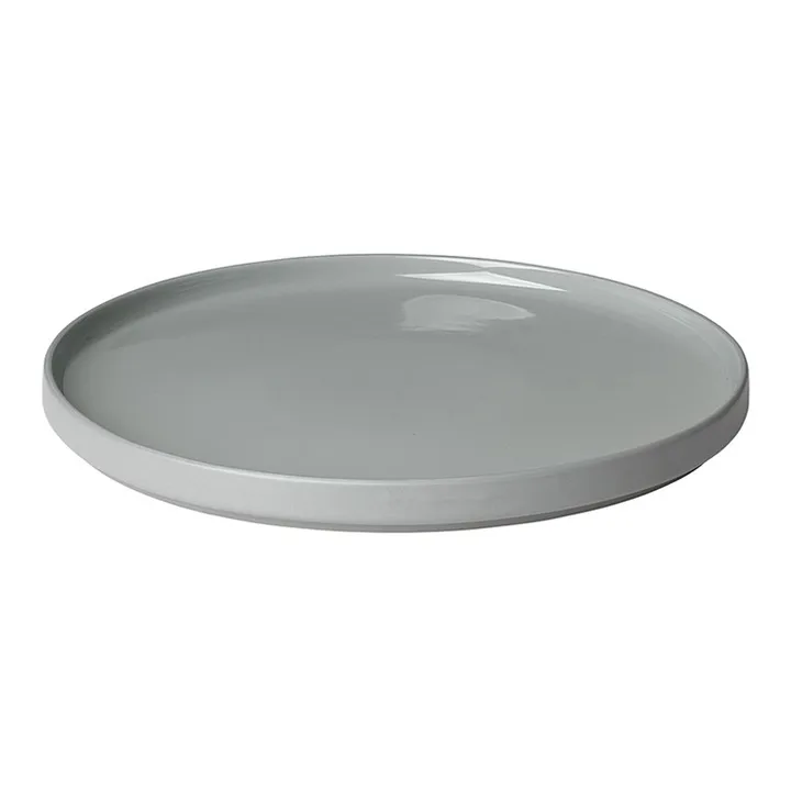 Pilar dinner plate Ø27 cm - Mirage grey - blomus