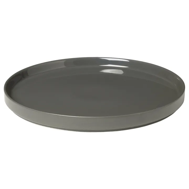 Pilar dinner plate Ø27 cm - Pewter - blomus