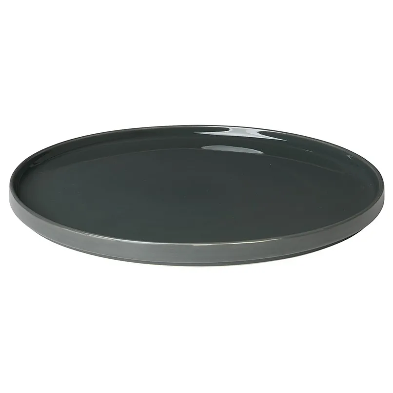 Pilar serving plate Ø35 cm, Agave green blomus