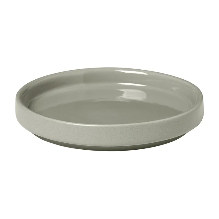 Pilar small plate Ø 10 cm - Mirage grey - blomus