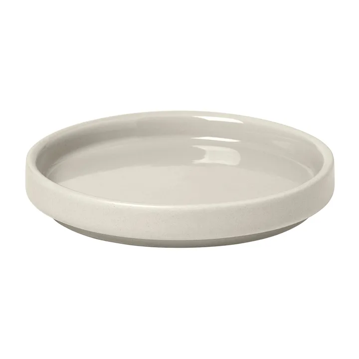 Pilar small plate Ø 10 cm - Moonbeam - blomus