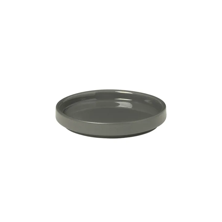 Pilar small plate Ø 10 cm - Pewter - blomus