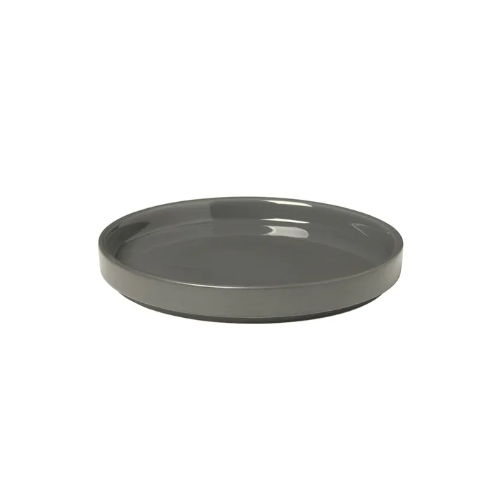 Pilar small plate Ø 14 cm - Pewter - blomus