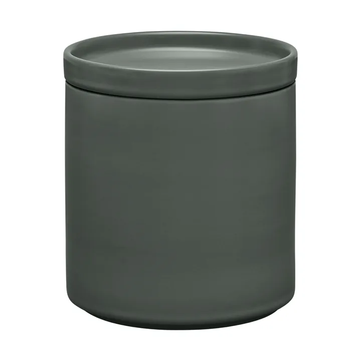 Pilar storage jar with lid - Agave Green, Ø12x13.5 cm - blomus