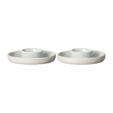 Sablo egg cup Ø10 cm 2-pack - Cloud - blomus