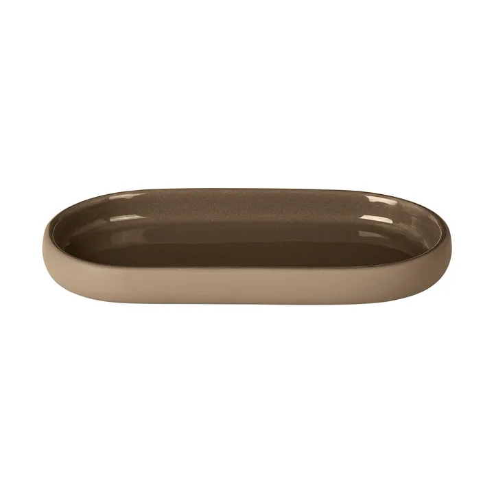 Sono dish ceramic 10x19 cm - Beige - blomus