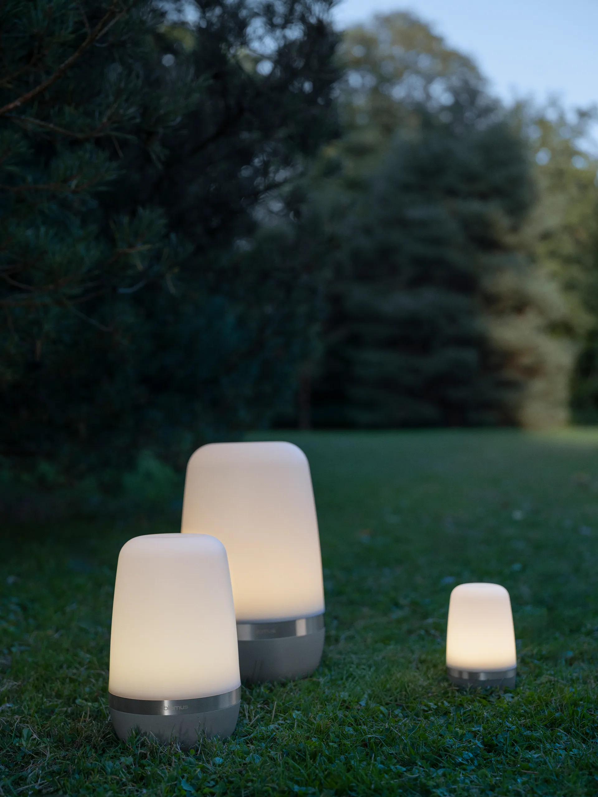 Spirit LED-lamp L 25 cm, Pine grey blomus