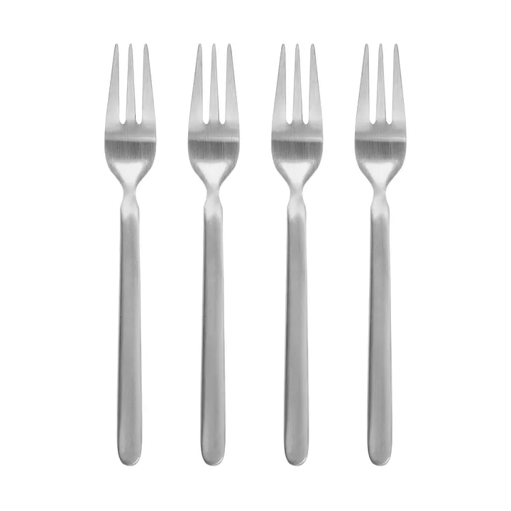 Stella dessert fork 4-pack - 15.5 cm - blomus
