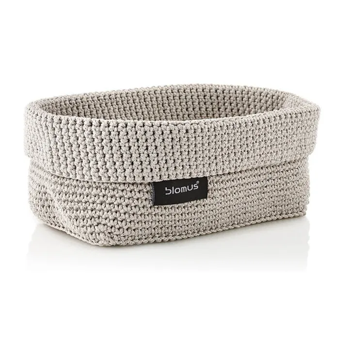 Tela textile basket L 12x20 cm - Sand - blomus