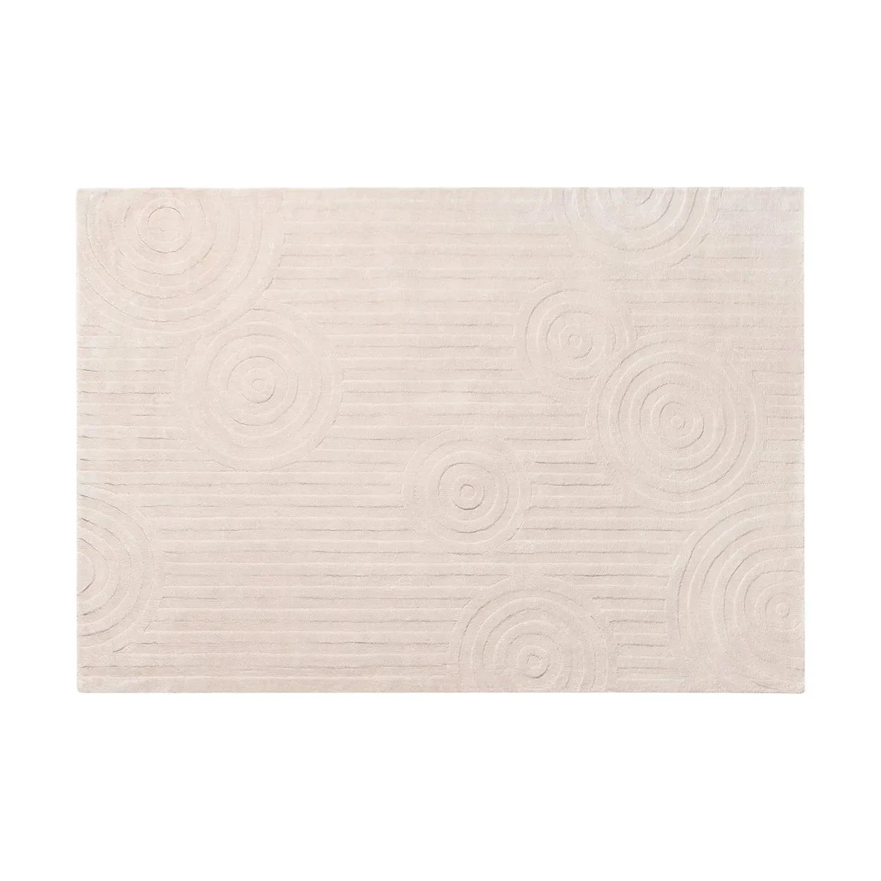 Uzu rug S 140x200 cm, Beige blomus