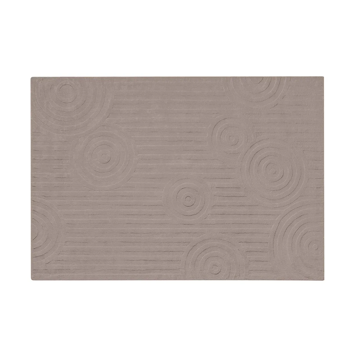Uzu rug S 140x200 cm, Taupe blomus