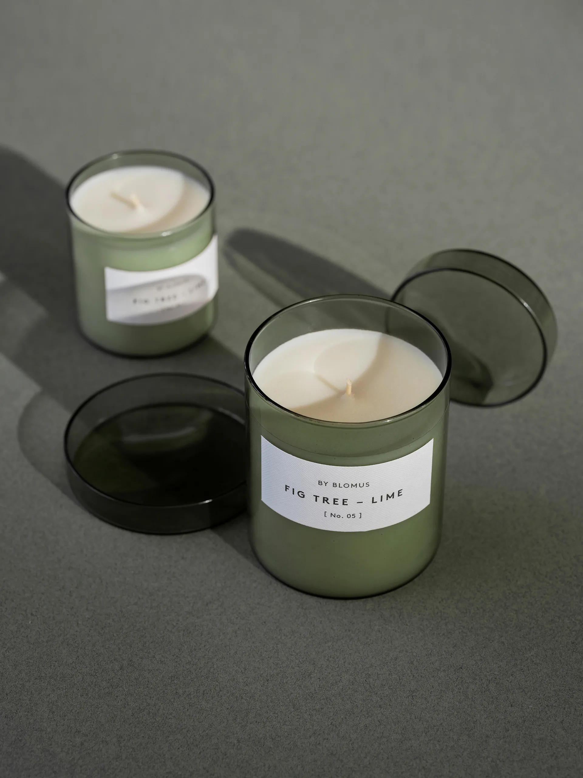 Valoa scented candle 30 hours, Fikon/Lime Agave Green blomus