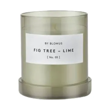 Valoa scented candle 45 hours - Fikon/Lime Agave Green - blomus