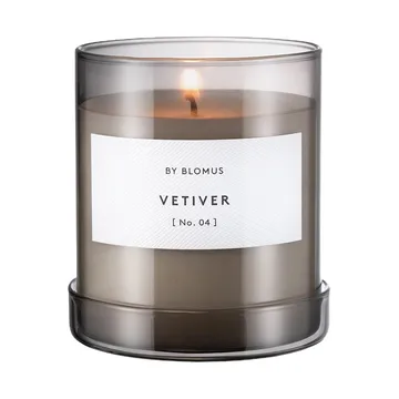 Vaola Scented Candle Vetiver - L, 45 H - blomus
