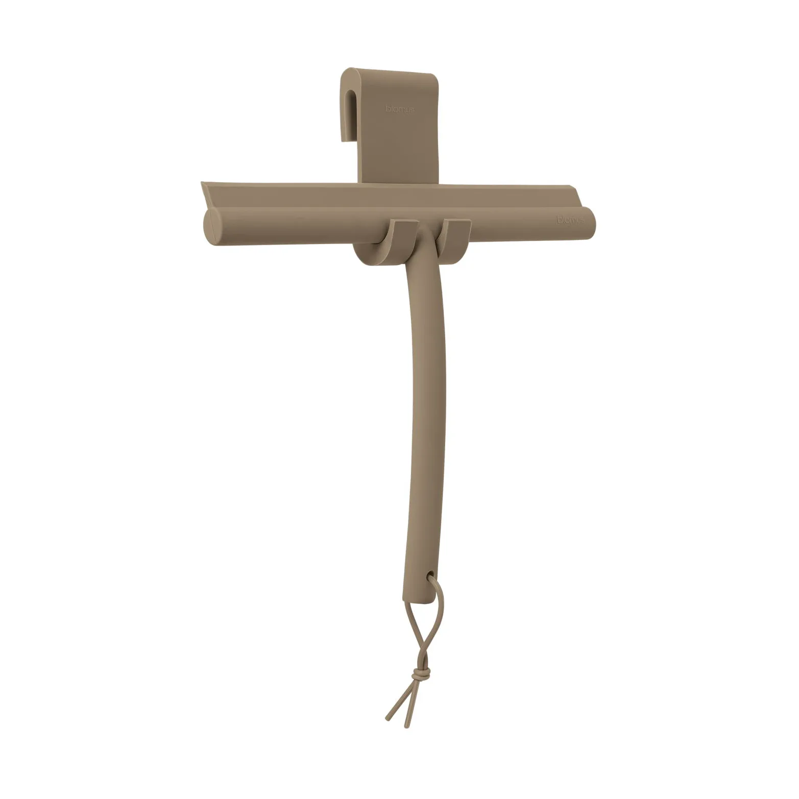 Vipo shower scraper with hook, Tan blomus