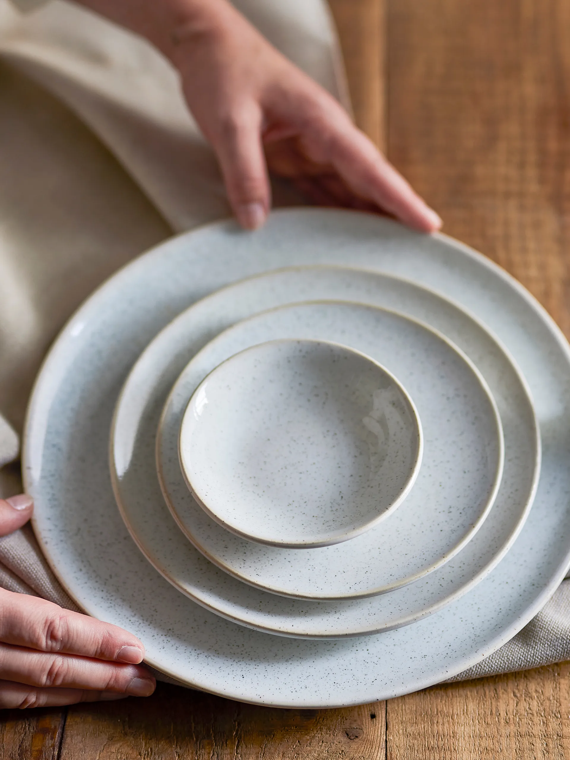 Addison plate Ø16 cm, White Bloomingville