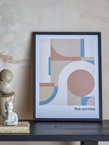 Arches painting 32x42 cm - Black frame - Bloomingville