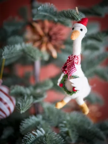 Arlo Christmas pendant 22 cm - White - Bloomingville