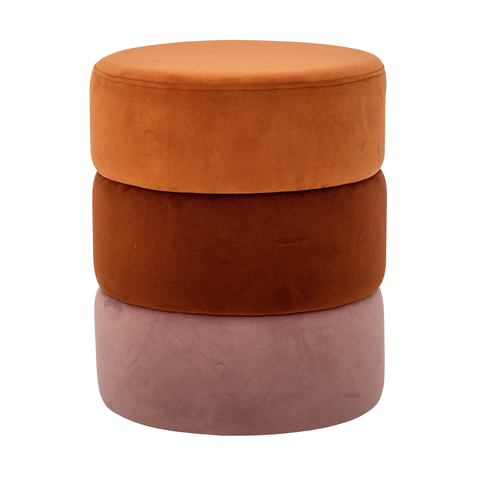 Bilbao pouf Ø37x45 cm, Orange Bloomingville