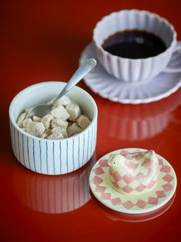 Biona bowl with lid Ø11 cm - Rose - Bloomingville