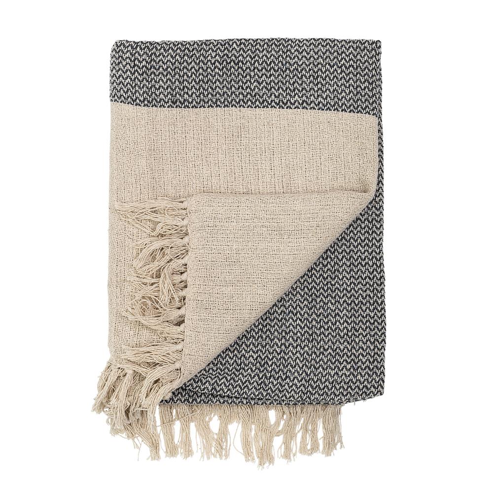 Bloomingville cotton throw, nature Bloomingville
