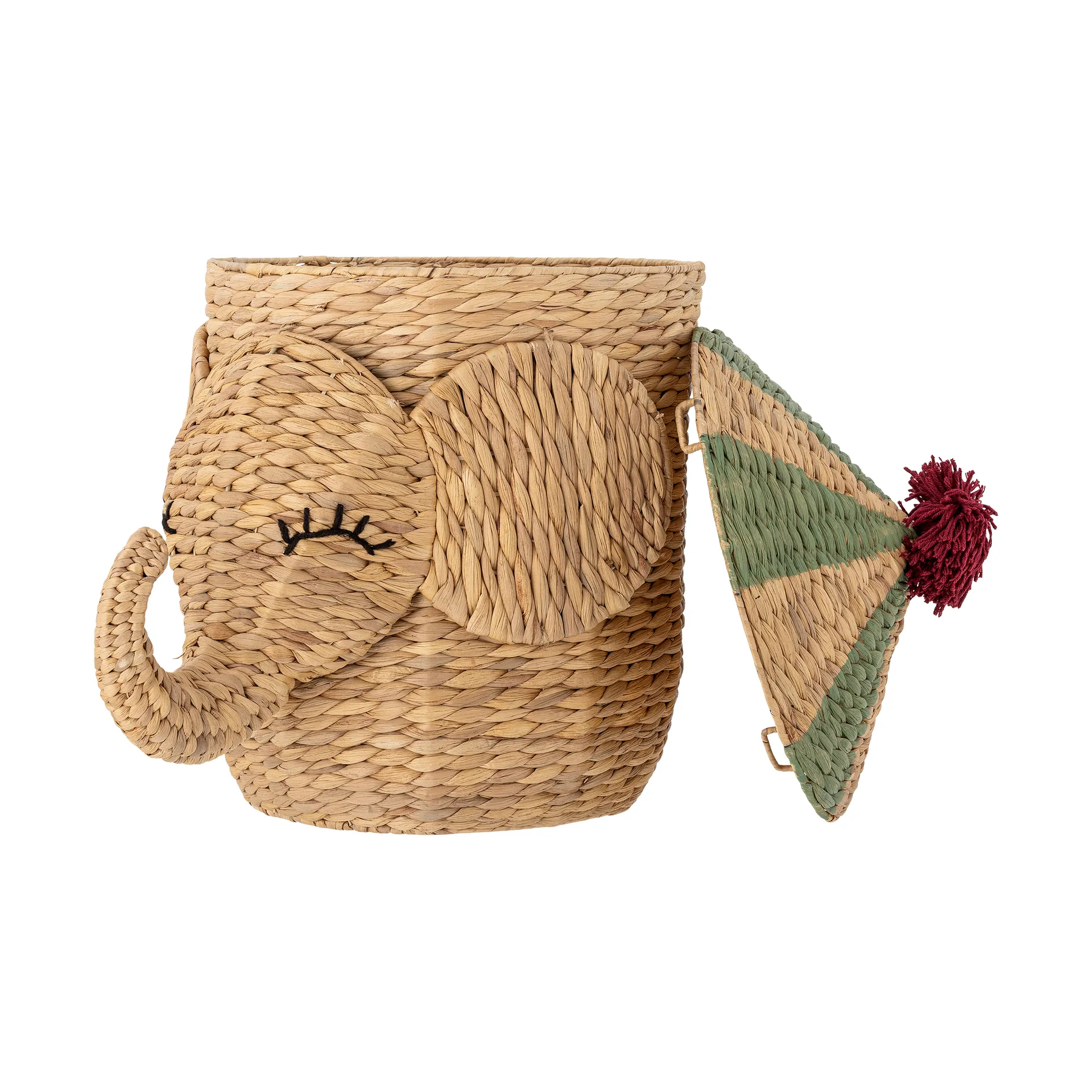 Bobo basket with lid 35x50 cm, Natural Bloomingville