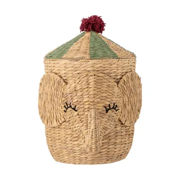 Bobo basket with lid 35x50 cm - Natural - Bloomingville