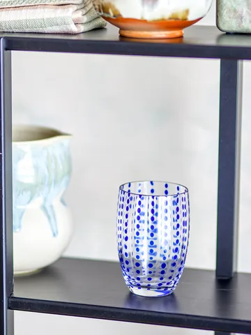 Brinley drinking glasses 4-pack - Blue - Bloomingville
