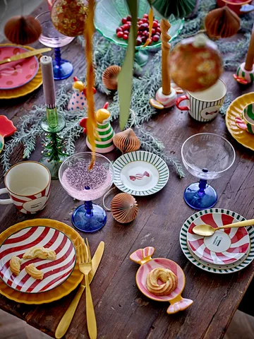 Caramella plate Ø16 cm 2 pieces - Pink - Bloomingville