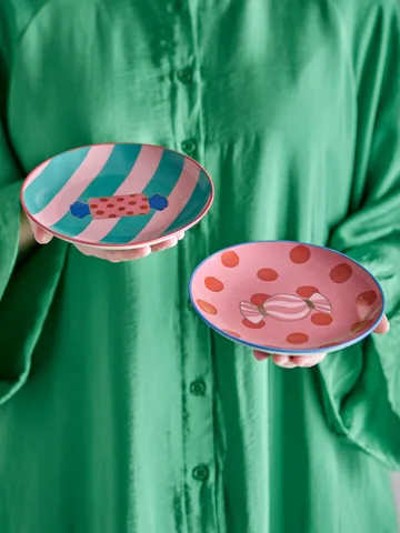 Caramella plate Ø16 cm 2 pieces - Pink - Bloomingville
