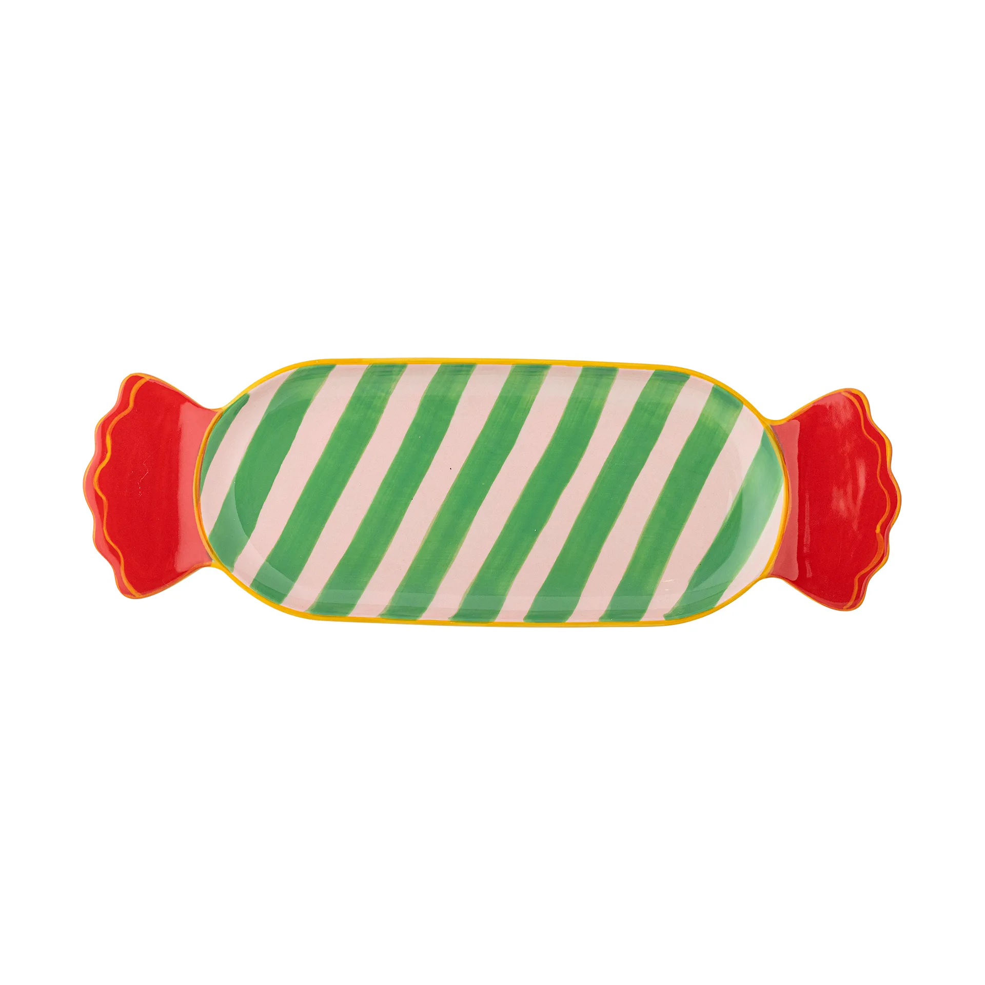Caramella serving platter 10.5x28 cm, Green Bloomingville