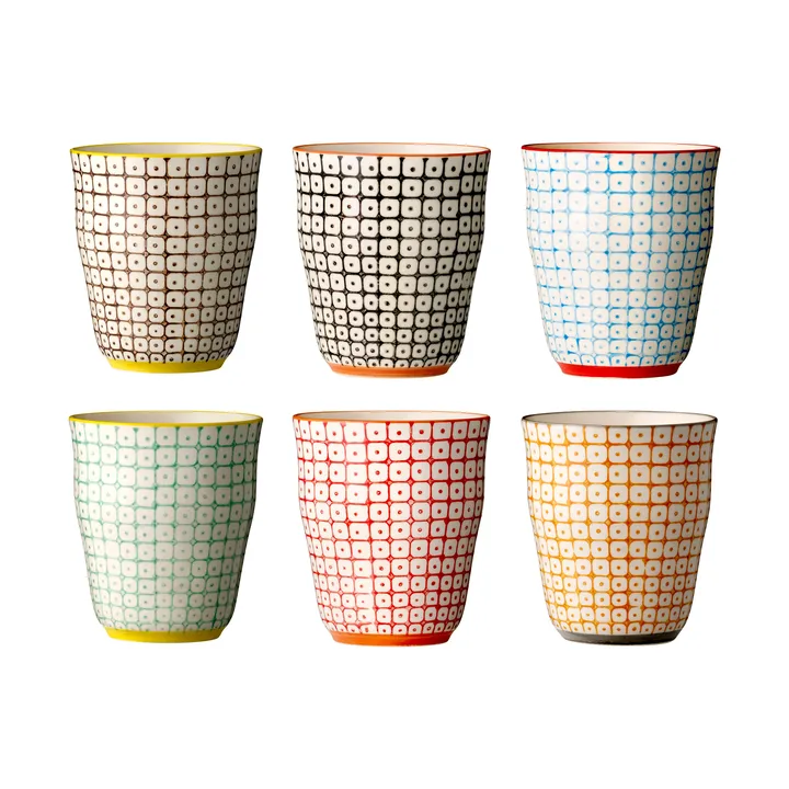 Carla mug 9.5 cm 6-pack - Bloomingville
