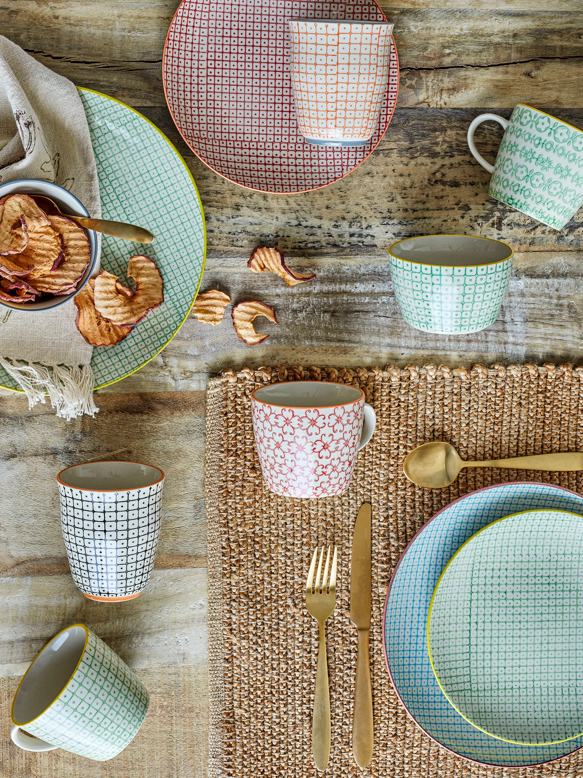 Carla mug, Multi, 6-pack Bloomingville