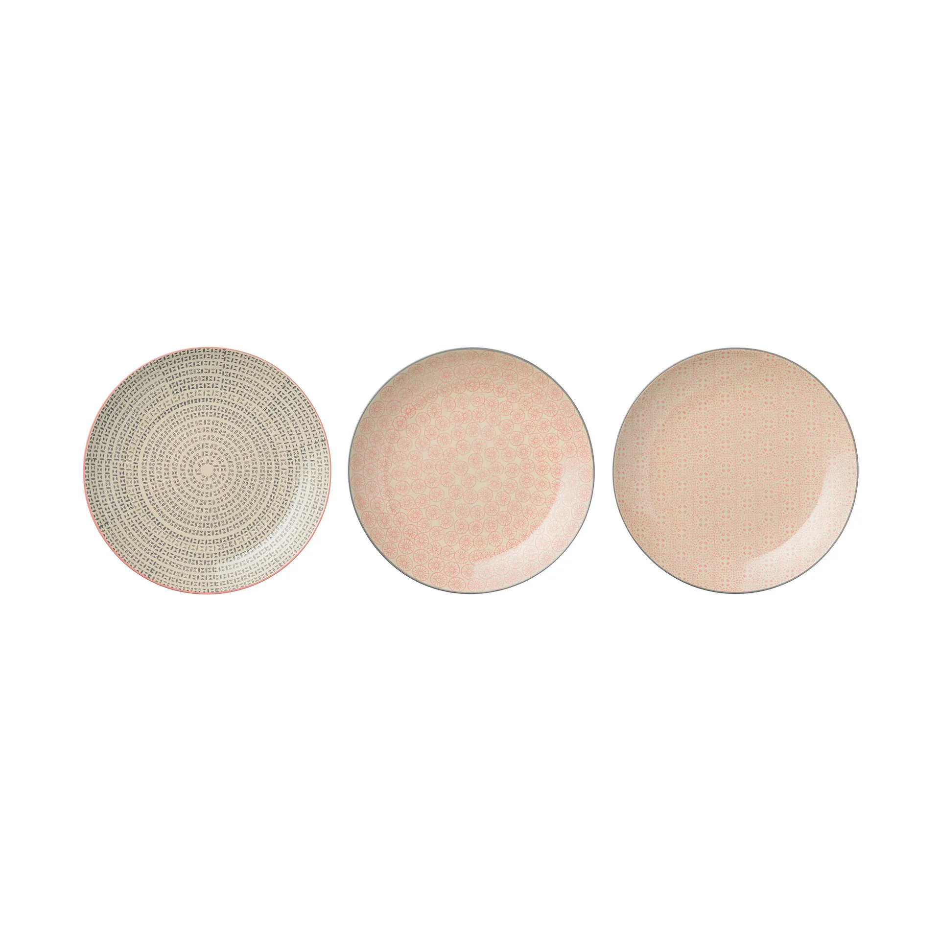 Cécile plate 3 pieces Ø 25 cm,  Bloomingville
