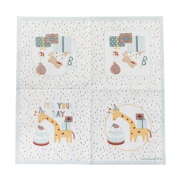 Celebrate paper napkin 20-pack - Blue - Bloomingville