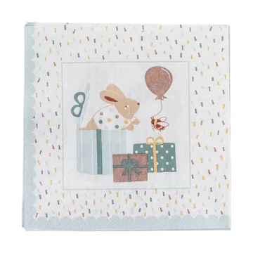 Celebrate paper napkin 20-pack - Blue - Bloomingville