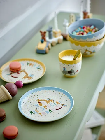 Celebrate plate Ø16 cm - Blue - Bloomingville