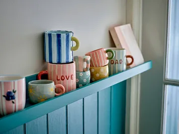 Cherish mug - Blue - Bloomingville